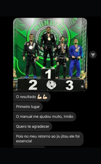 Depoimento de aluno do Manual do Jiu-Jítsu